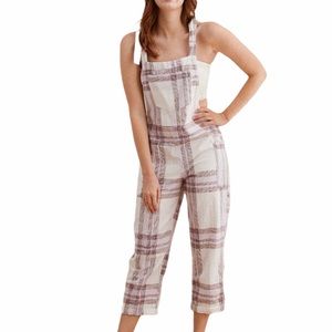 NWOT Aerie plaid jumpsuit overall
